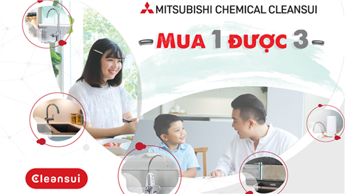 Khuyến mãi hấp dẫn khi mua máy lọc nước Cleansui từ 15.05 đến 31.05.2020 Khuyến mãi hấp dẫn khi mua máy lọc nước Cleansui từ 15.05 đến 31.05.2020